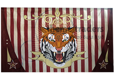 Circus Tiger Backdrop Props, Prop Hire