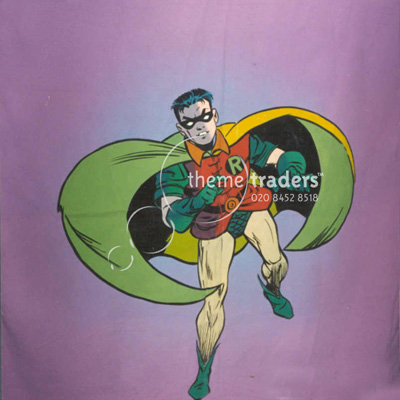 Robin Batman Handpainted Backdrop Props, Prop Hire