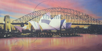 Sydney Opera House Backdrop Props, Prop Hire