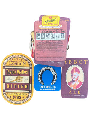 Beer Mats Props, Prop Hire