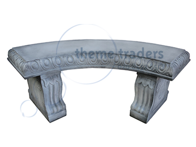 Curved stone Benches Props, Prop Hire