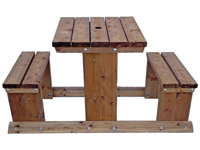 Duo Solid Wood 2 Person Pub Bench Props, Prop Hire