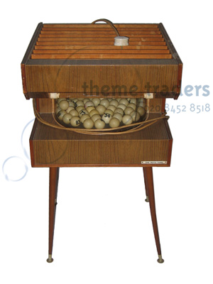 old fashioned bingo machine Props, Prop Hire