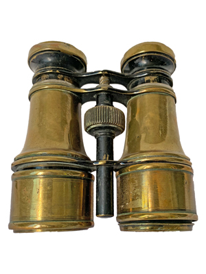 Brass Binoculars Props, Prop Hire