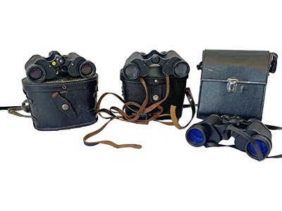 Binoculars in Black Case Props, Prop Hire