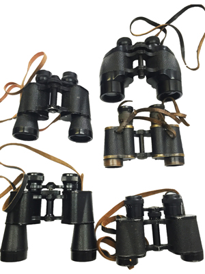 Vintage Medium Sized Binoculars Props, Prop Hire