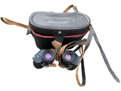 Russian 8x30 Binoculars in Case Props, Prop Hire