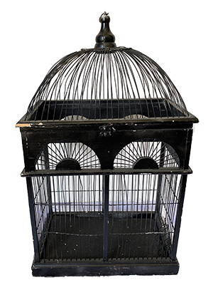 Black Birdcage Props, Prop Hire