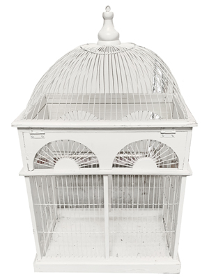 White Large Birdcage Props, Prop Hire