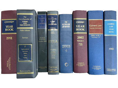 Period Bound Legal Books Props, Prop Hire