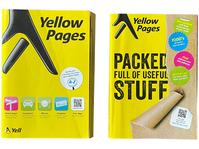 Yellow Pages Books Props, Prop Hire