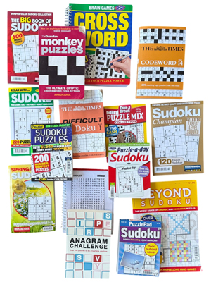 Sudoku Crosswords Books Props, Prop Hire