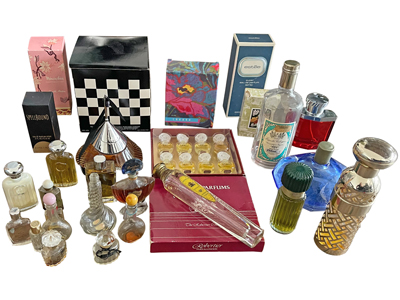 Retro Perfume Bottles Props, Prop Hire