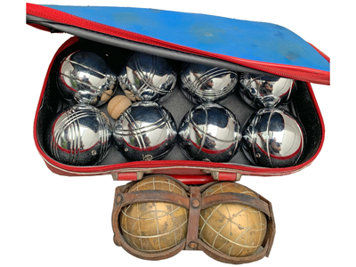 Retro Boules Props, Prop Hire