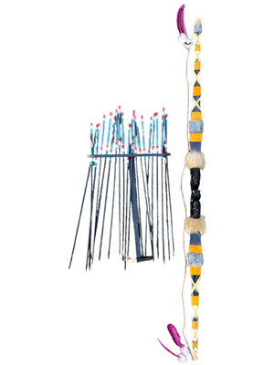 Native American Bow and Arrows Props, Prop Hire