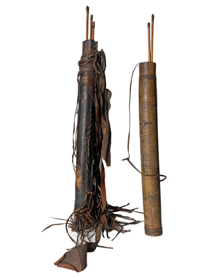 African Tribal Quivers and Arrows Props, Prop Hire