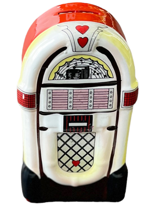 Wurlitzer Ceramic Money Box Props, Prop Hire