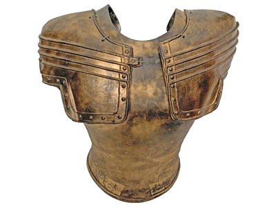 Trojan Breast Plate Props, Prop Hire