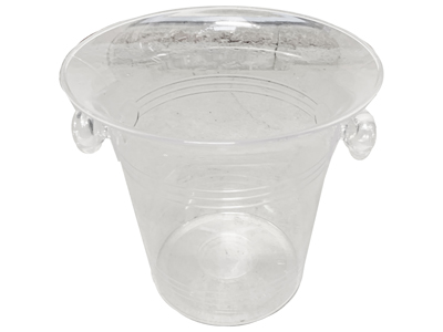 Perspex Champagne Ice Buckets Props, Prop Hire