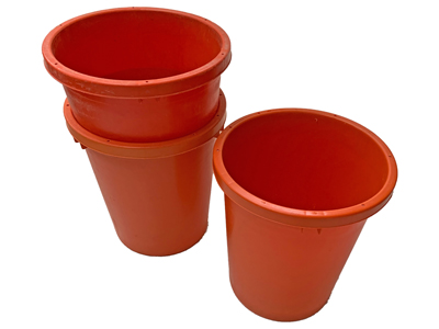 Orange Buckets Props, Prop Hire