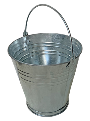 Silver Buckets Props, Prop Hire