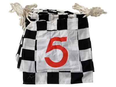 Motor Racing Bunting Props, Prop Hire