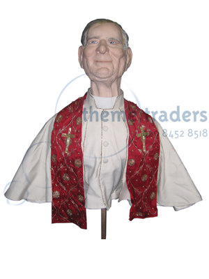 Pope Jean Paul Busts Props, Prop Hire
