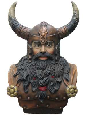 Viking Bust Male Props, Prop Hire