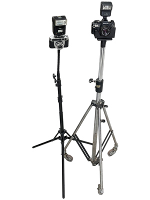 Vintage Camera and Tripod Props, Prop Hire