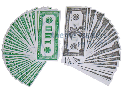 Dollar Bills Props, Prop Hire