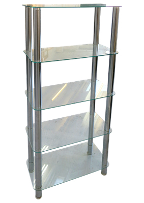 Glass Shelf Props, Prop Hire