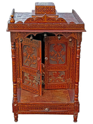 Ancient Shrine Side Cabinet Props, Prop Hire