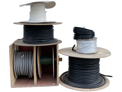 Electrical Cables On Reels Props, Prop Hire