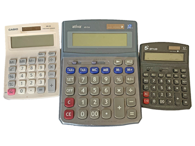 Desk Calculators Props, Prop Hire