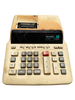 Retro Calculator Props, Prop Hire