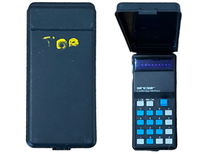 Cambridge Memory Pocket Calcuator Props, Prop Hire