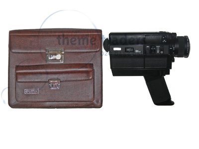 Cine Camera with Leather Cases Props, Prop Hire