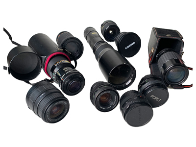 Camera Lenses Props, Prop Hire