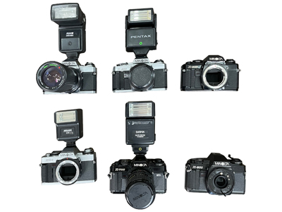 Minolta Cameras Props, Prop Hire