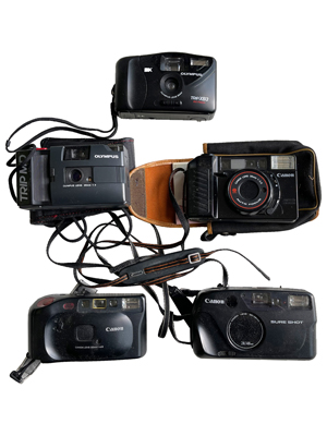 Canon and Olympus Cameras Props, Prop Hire