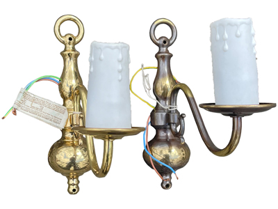 Wall Candle Light Fittings Props, Prop Hire