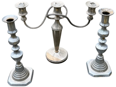 Silver Candelabra All Styles and Candle Sticks Props, Prop Hire