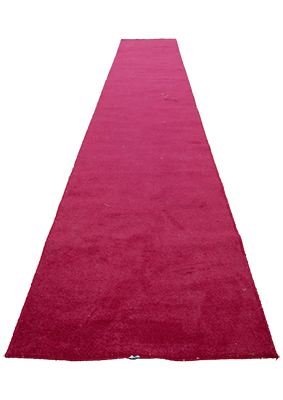 Burgundy Carpet Props, Prop Hire