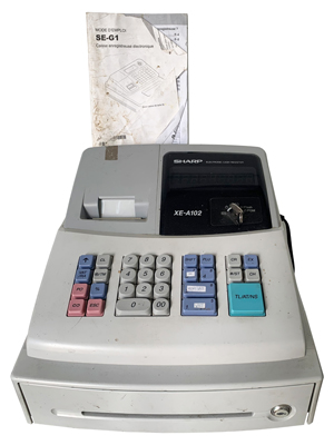 Sharp Cash Register Props, Prop Hire