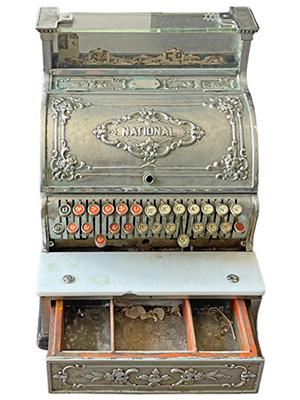 NCR Heavy Cast Metal Cash Register Till Props, Prop Hire