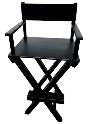 Tall Director Chair Props, Prop Hire