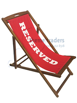 Deck Chairs Reserved Props, Prop Hire