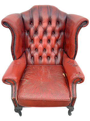 Chesterfield Wingback Chairs Props, Prop Hire