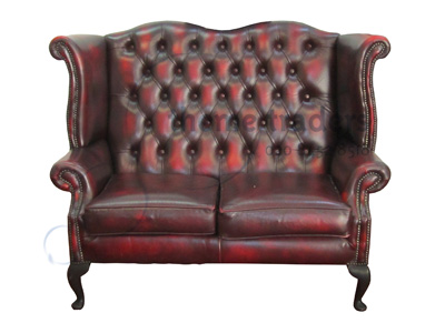 Chesterfield Wingback Double Chairs Props, Prop Hire