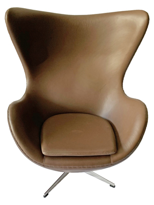 Egg Swing Angel Retro Chair Brown Props, Prop Hire